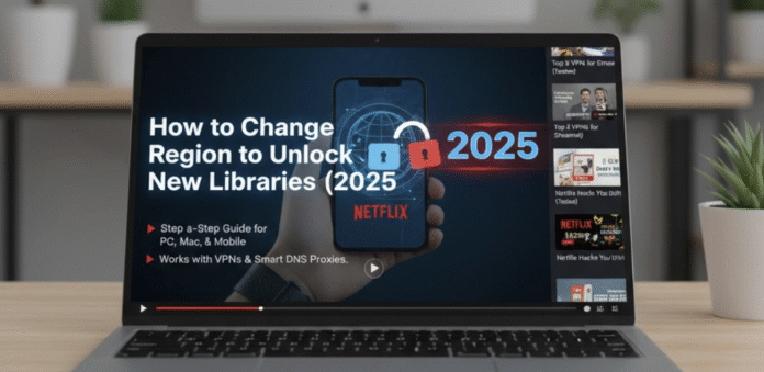How to Change Netflix Region to Unlock New Libraries (2025) How to Change Netflix Region to Unlock New Libraries (2025)